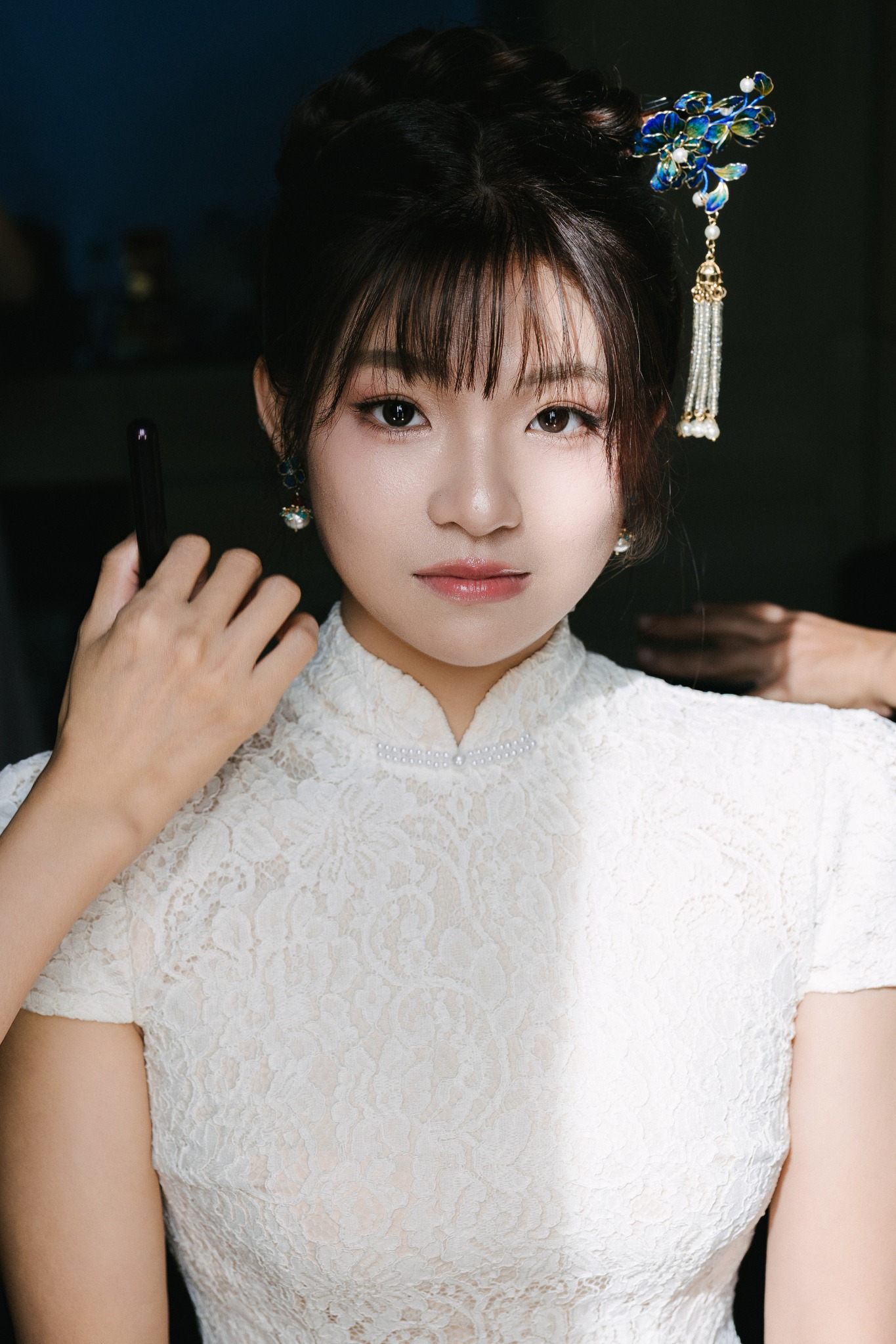 Elegant bridal portrait